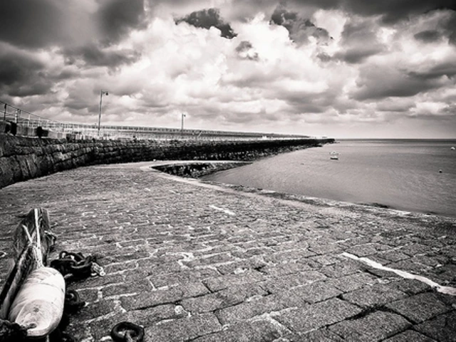 St Catherine's Breakwater slipway where final battle takes place